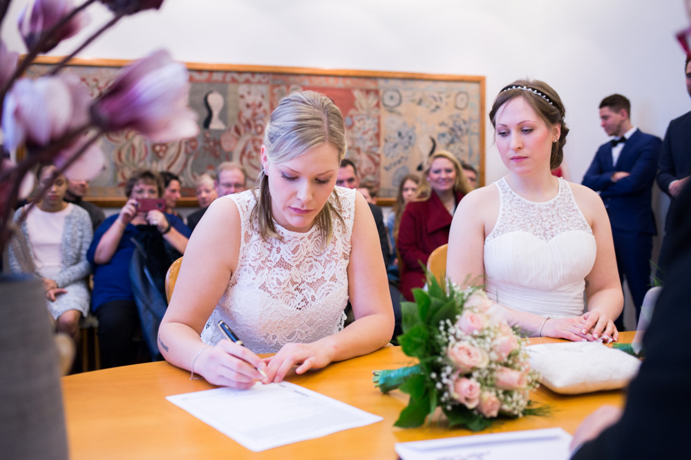 Hochzeit im Standesamt Wandsbek und Ohlendorffsche Villa in Volksdorf